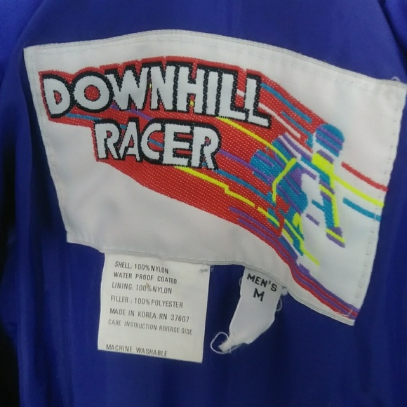 Vintage downhill racer snowsuit men's medium - Picture 6 of 7